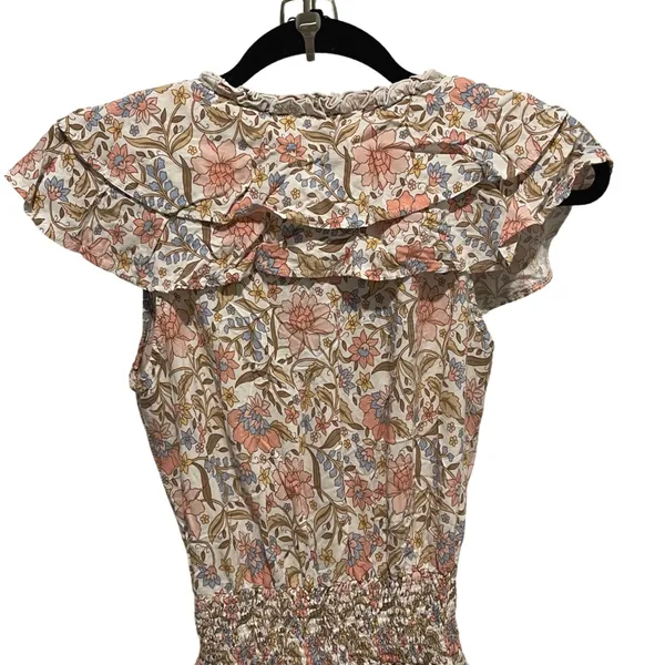 Walker & Wade Floral Smocked Midi Dress | Cottagecore Romantic | Small‎ - Image 5