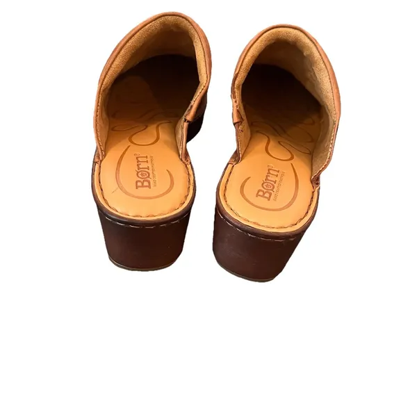 Born Women’s Mules‎ 6M Hilary Leather Comfort Brown - Image 2