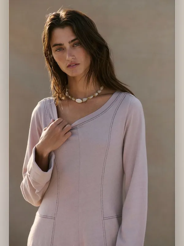 NWT Free People Free Est Strada Jumpsuit- mushroom woods $98 - Image 3