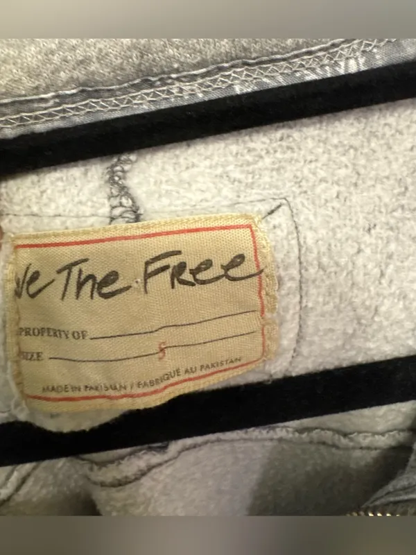 Free People We the Free Kassey Half Zip - Heather grey combo - Small - Image 12