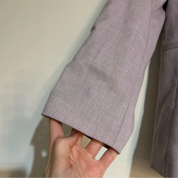 Ann Taylor Lavender Single Button Blazer Size 8 Petite Office Work Spring - Image 2