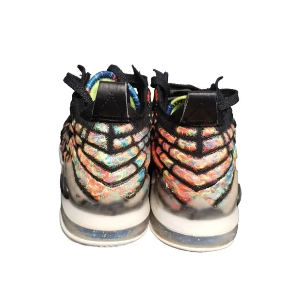 Lebron James Nike Women's Black/Multicolor Sneakers Size 6.5Y SKU 1895 - Image 2