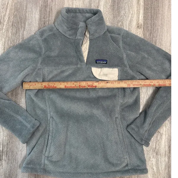 Patagonia Womens Re-Tool Snap-T‎ Fleece Pullover Grey Medium - Image 5