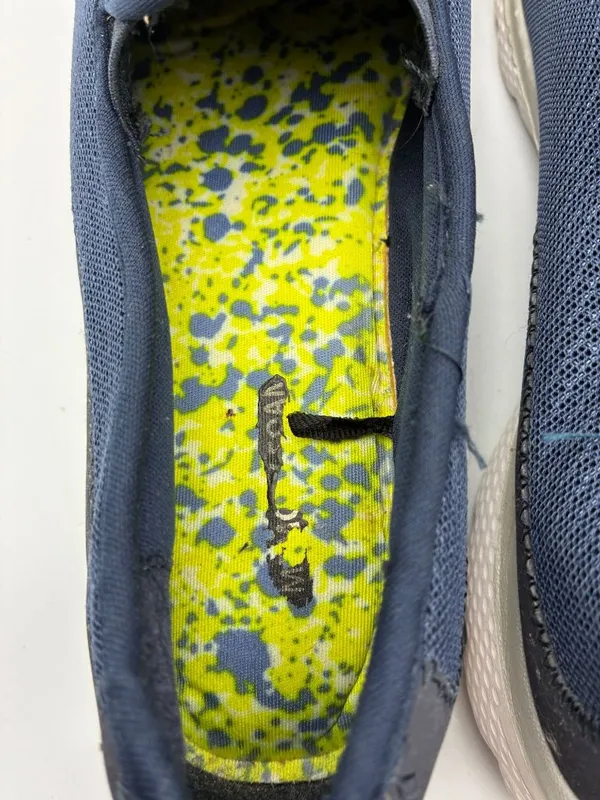Danskin Now Womens Slip-On Walking Sneakers 8 Casual Mesh Navy Comfort Shoes - Image 4