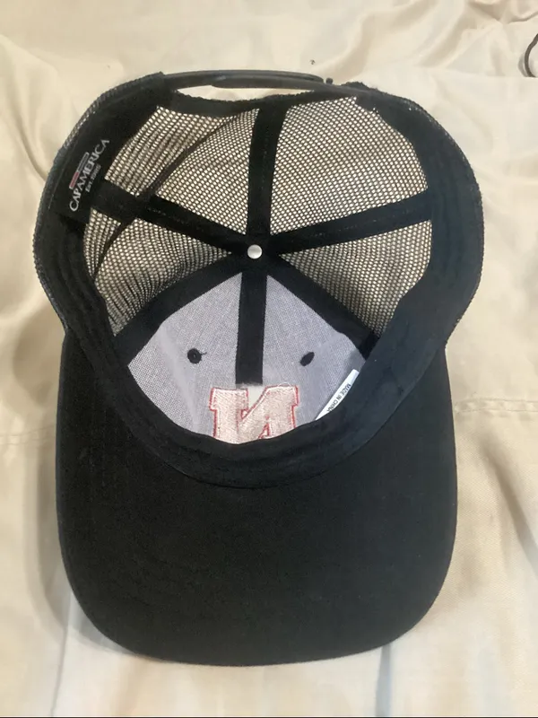 Nebraska Huskers women’s Black Trucker Hat NWOT - Image 2