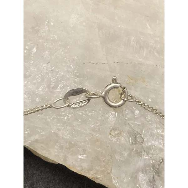 Vintage Oval‎ Green Baltic Amber Sterling Silver 925 Pendant 18'' Necklace 4.5g - Image 8