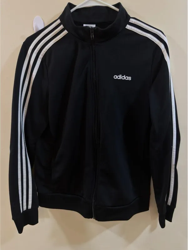 Size US Medium Women’s Adidas Prime  Black Full-Zip Jacket - Image 3