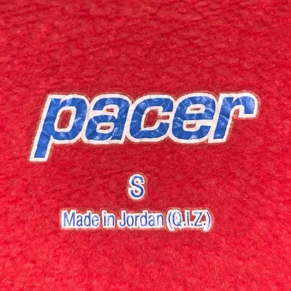 Pacer Pink Crewneck Sweatshirt Small Distressed Bleach Effect Pullover‎ - Image 3