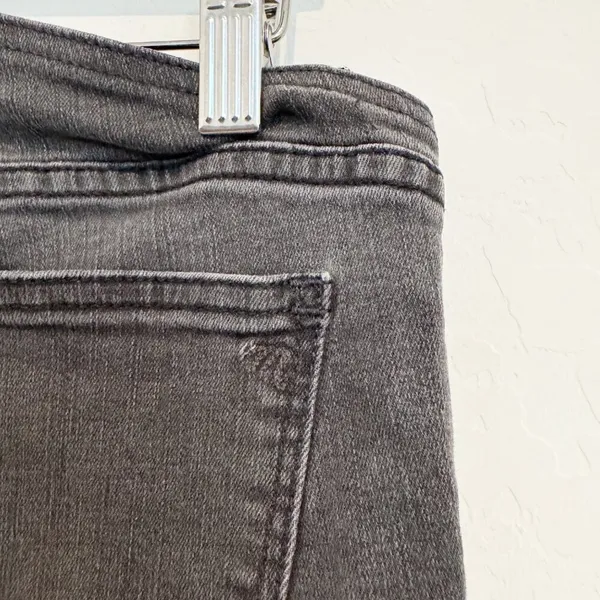 Madewell Maternity Jeans Size 27 Black Sea Over Belly Skinny‎ Alternative Grunge - Image 9