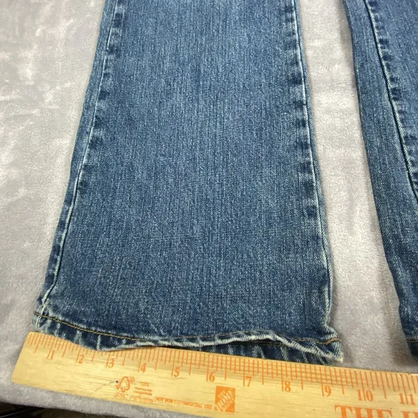 American Eagle‎ Womens Original Boot Jeans Size 4 Distressed 90's Festival Rodeo - Image 9