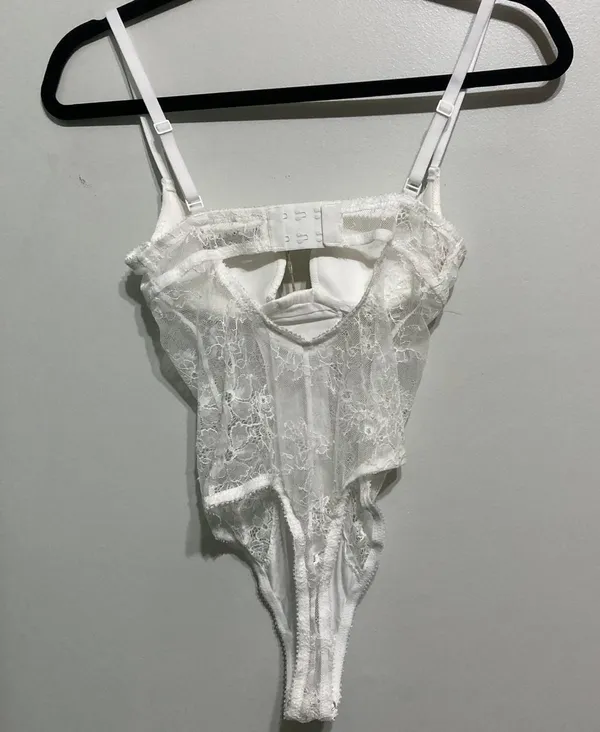 SKIMS Lace Bodysuit XS - Image 7