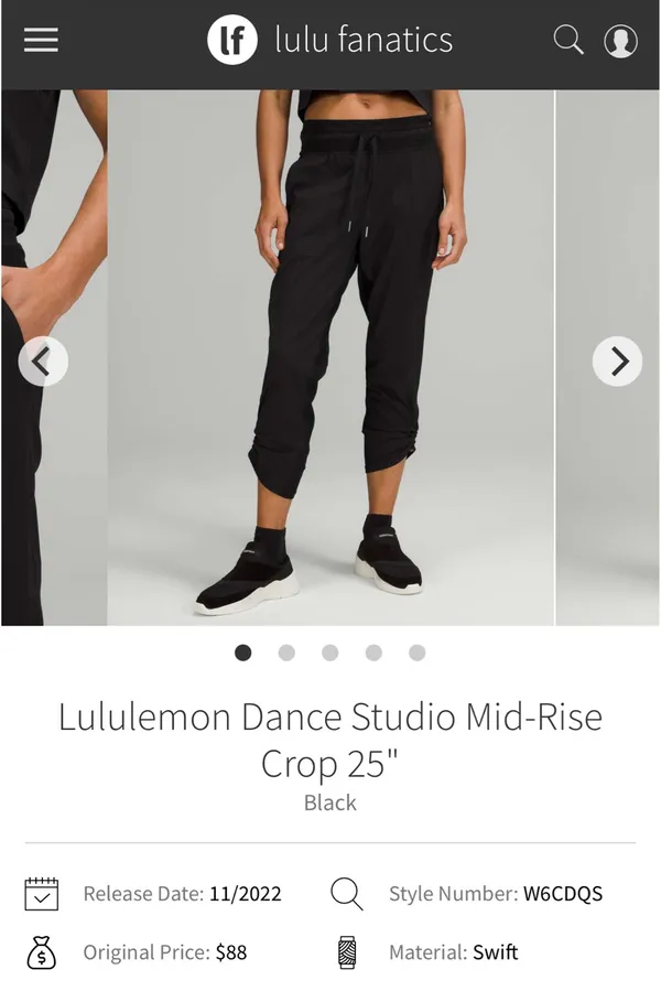 Lululemon Dance Studio Mid Rise Crop 25" - Image 13