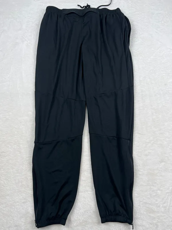 Nike Dri-FIT Challenger Running Pants Men’s M Black Tapered Ankle Zip - Image 4