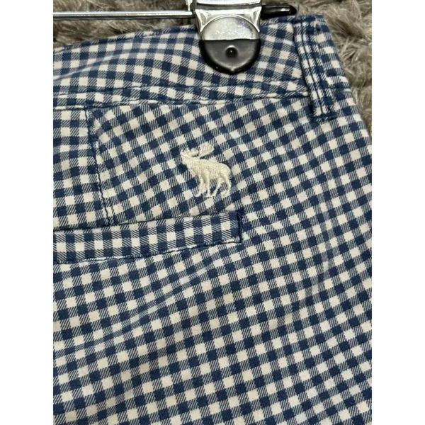 Vintage Y2K Abercrombie & Fitch Gingham Plaid Low Rise Micro Shorts Women Size 2 - Image 10