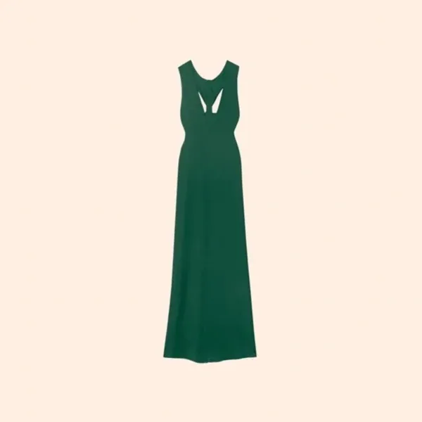 1HR SALE ⚡Reformation Evalina Dress (Emerald) - Image 2