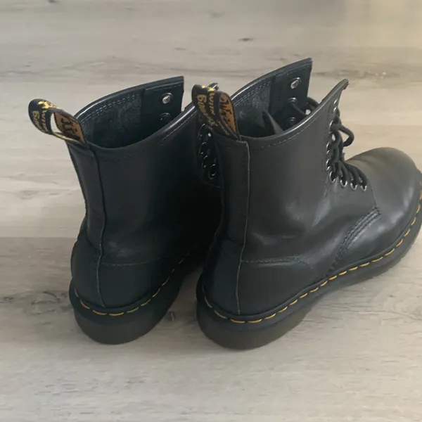 Dr. Martens 1460 Smooth Black Leather Boots - Image 6