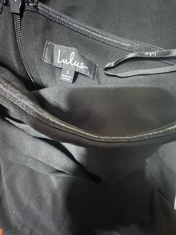 Lulus Strapless Dress Black - Image 3