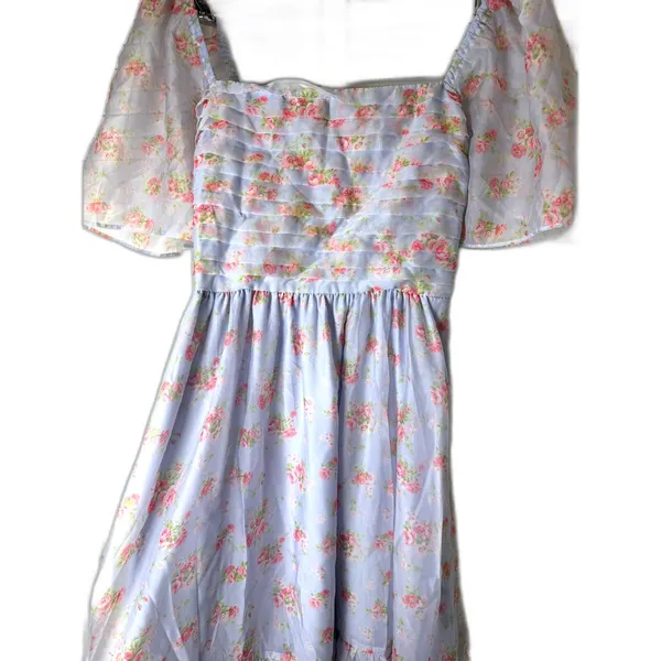 Abercrombie Emerson Angel Sleeve Midi Floral Size Small NWOT - Image 4