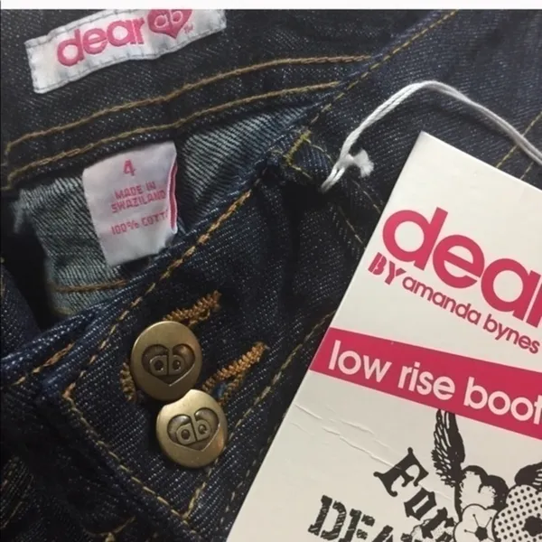 Dear by Amanda Bynes Low‎ Rise Bootcut Jean Blue Size 4 - Image 6