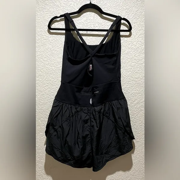 Free People Movement NWOT Righteous Runsie Romper Black Size L - Image 7