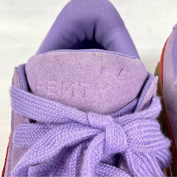 PUMA x FENTY Creeper Phatty Suede Sneakers Sz 6 Purple - Image 4