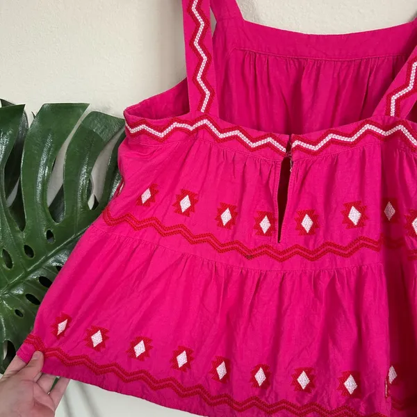 Loft Embroidered Tiered Cami Tank - Image 10