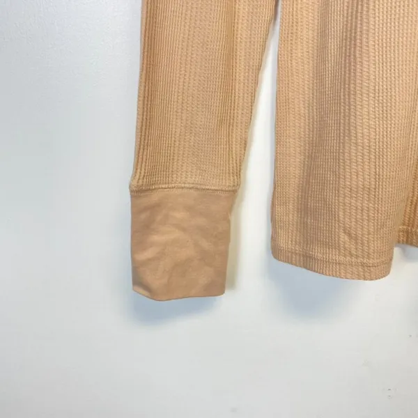 Aerie Waffle Knit Thermal Button Top - Image 4