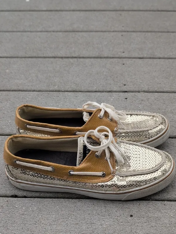Sperry Top-Sider Angelfish Boat Shoes | Sequin Sperry Top Siders - Image 3