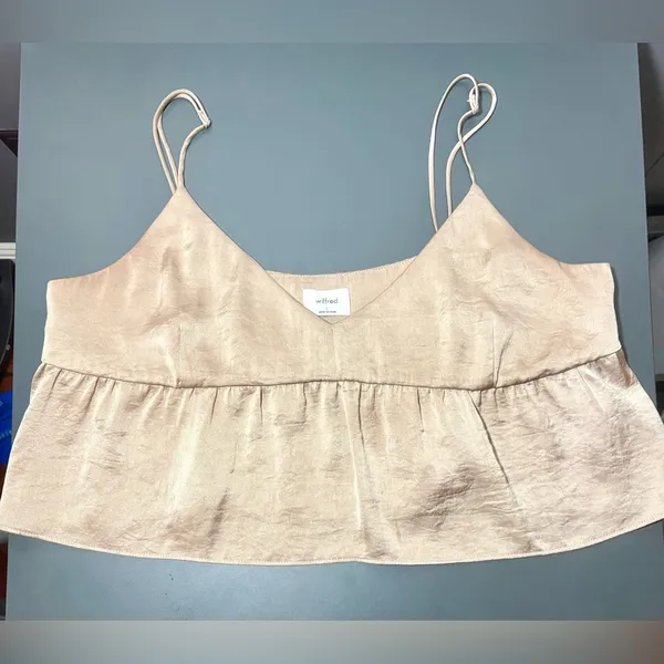 WILFRED Lover Satin Beige Camisole - Image 8