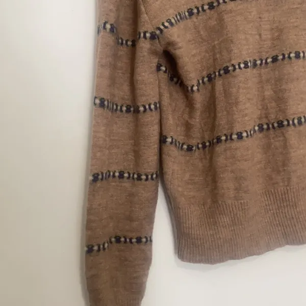 Gary Reed Vintage brown long sleeve v neck pullover sweater size large - Image 2