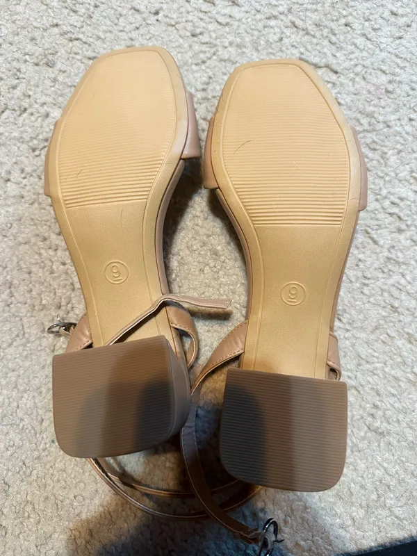 A New Day Nude Heels Block 9 Square Tod - Image 4