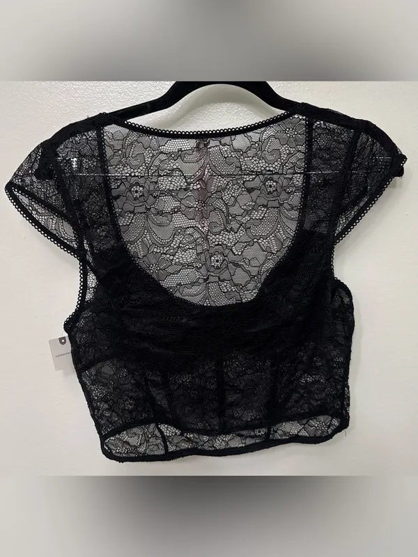NWT Anthropologie LyreBird Lace Corset Top | Romantic Feminine Blouse - Image 6