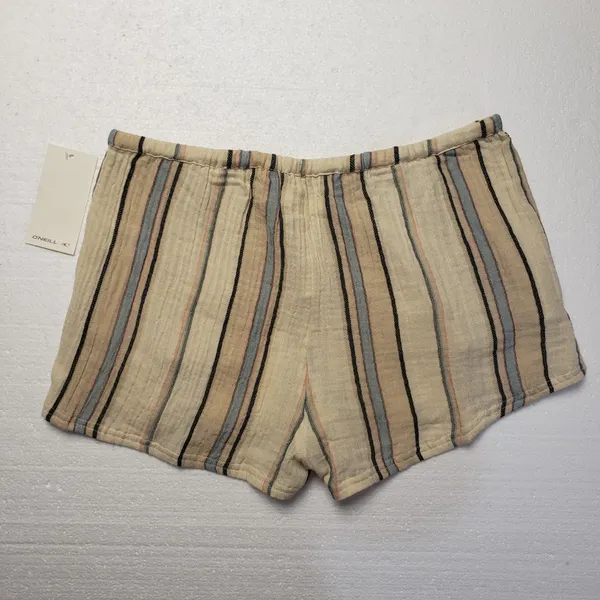 O'Neill Women's 100% Cotton Brenda Stripe Shirt size M NWT - Image 4