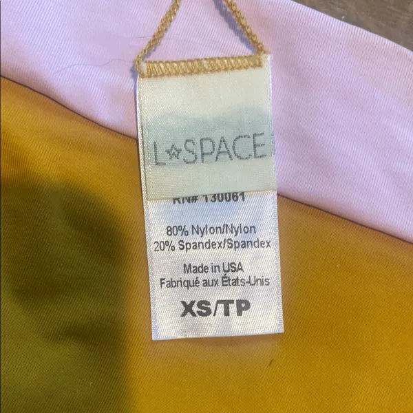 L*Space Gold and Lavender Bikini Set - Image 4