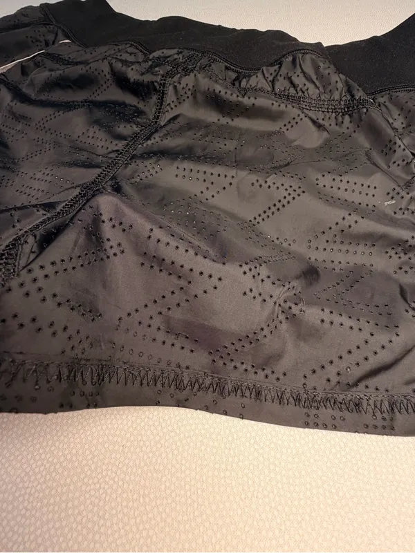 Zella Women’s Running Shorts Size L Black Perforated Lined Athletic Drawstring - Image 6