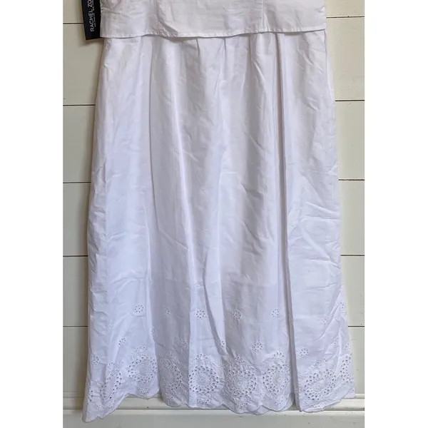Rachel‎ Zoe White Crochet Lace Midi Dress Sleeveless NWT Small Boho Cottagecore - Image 8