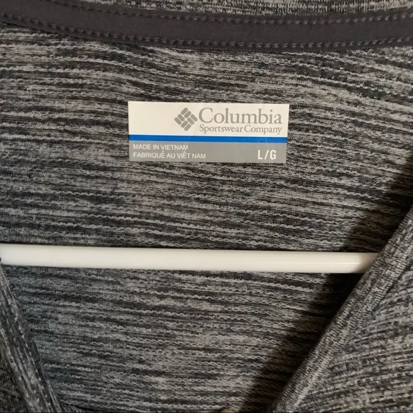 Columbia Shirt‎ Gray L Women Long Sleeve Crew Neck Activewear Hiking Outdoor - Image 6