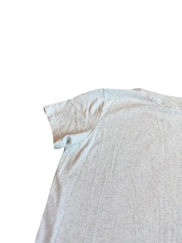 John Galt Paradise Cove Malibu Heather Cream Palm Tee Shirt Fit One Size Women's - Image 9