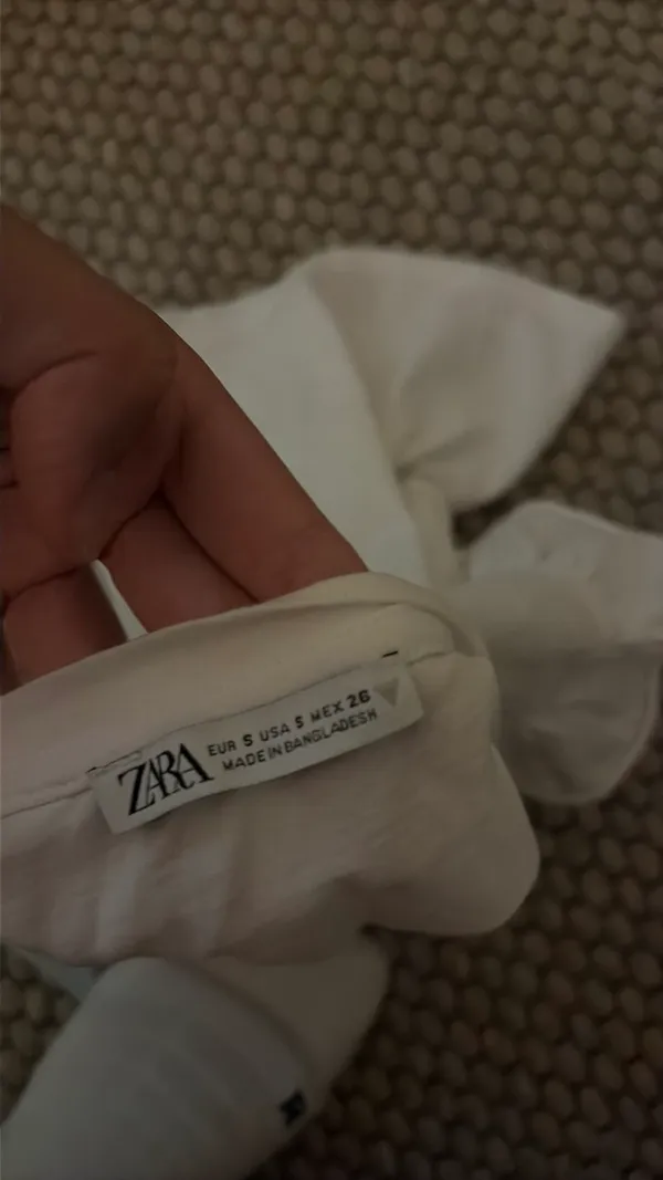 ZARA Ruffle Tee - Image 4