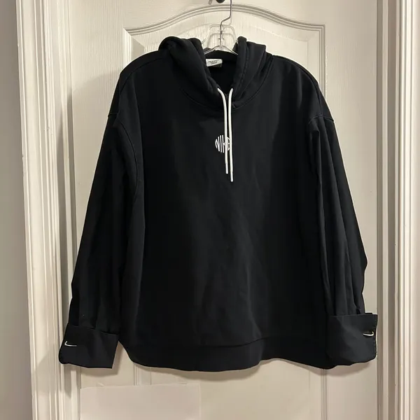 Nike‎ Icon Clash Women Hoodie Sweatshirt Size 1X JDI Metal Cufflinks Swoosh Logo - Image 6