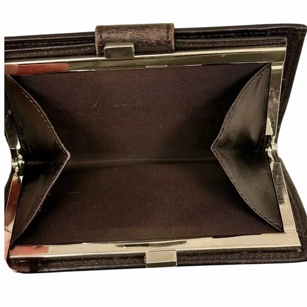 Fendi Zucca Kiss-Lock FF Monogram Brown Wallet|WOC Bag|COA - Image 5