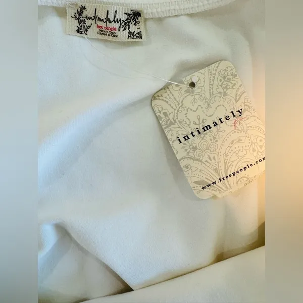 NWT Intimately Free People Tongue Tied Body Suit Sz L Ivory Neutral Boho Chic - Image 6