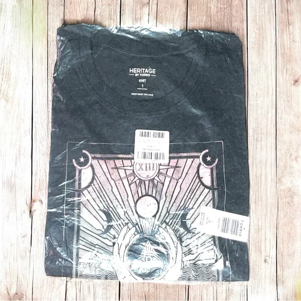 Torrid Fortuna Oversized Fit Heritage Jersey Tunic Tee Size 1 - Image 6