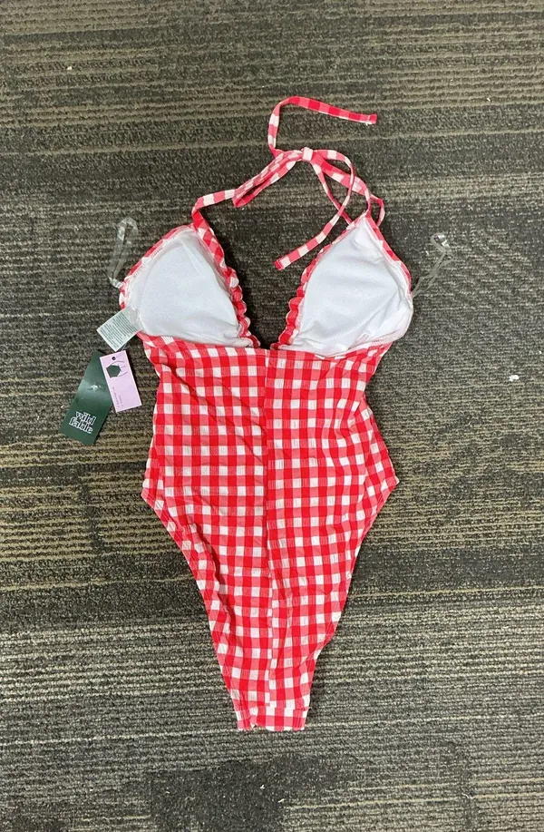 Wild Fable Gingham One-Piece Swimsuit - Image 2