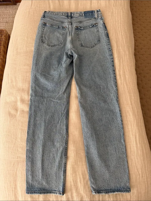 Abercrombie & Fitch Dad High Rise Straight-Leg Women's Jeans - Image 3