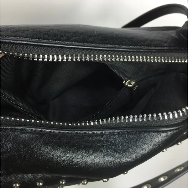 Urban Outfitters Studded Chain Strap Mini Bag Black - Image 8