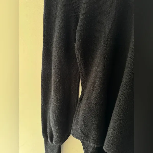 Abercrombie & Fitch Black Ribbed Scoop Neck Sweater Bodysuit‎ - Image 5