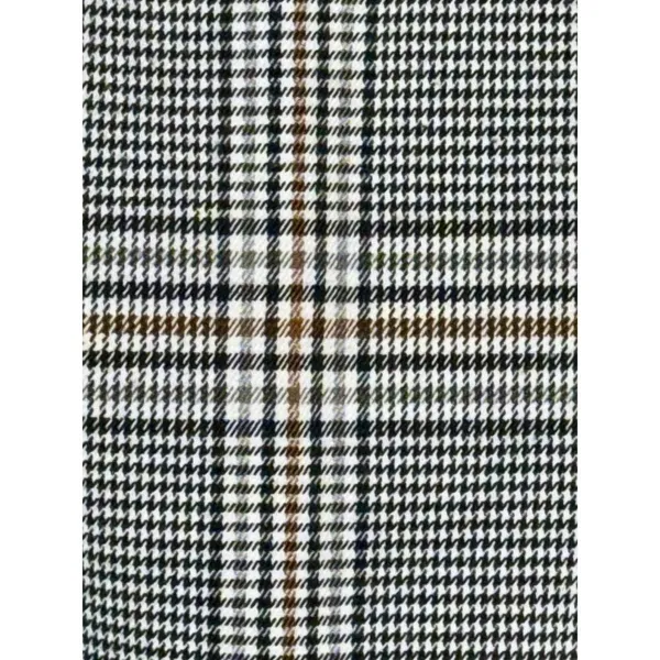 Abercrombie & Fitch White Black Plaid Zip Up Slit A-Line Skirt Mini Skirt Size S - Image 5