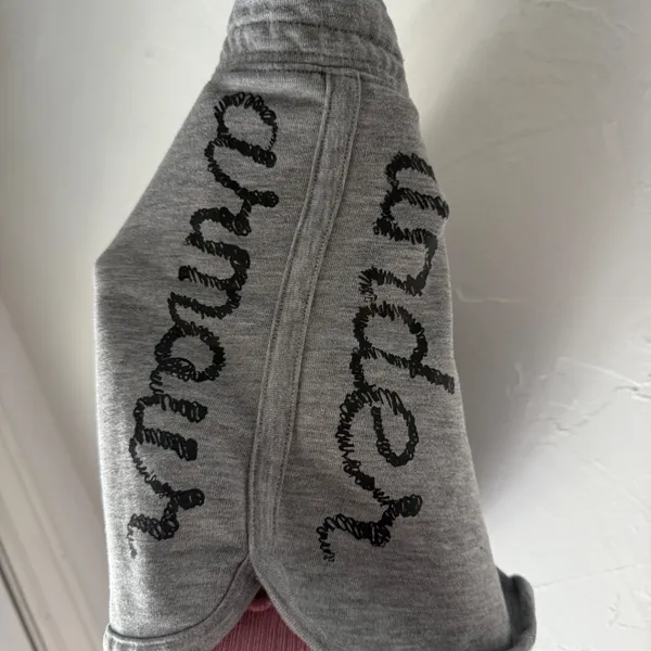 Under Armour‎ Y2k Women's Gray Logo Sweat Shorts Athletic Running Gym Medium - Image 3