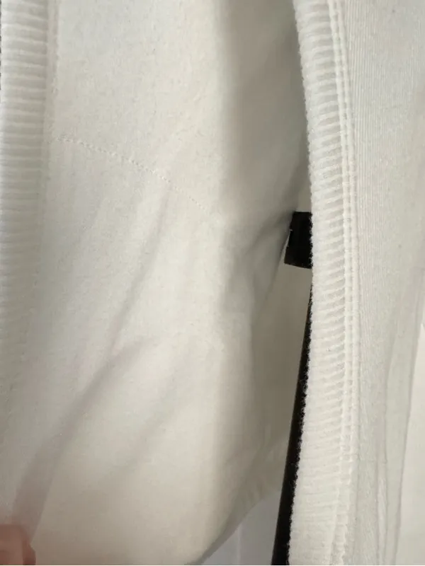 Hanes Women's White Ribbed Crewneck Tank Top with built in‎ padding - Image 6